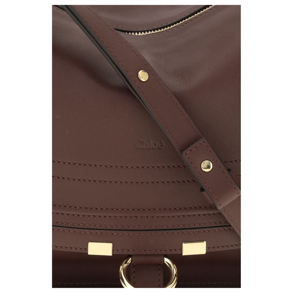 Chloé Bordeaux  Marcie Small Shoulder Bag