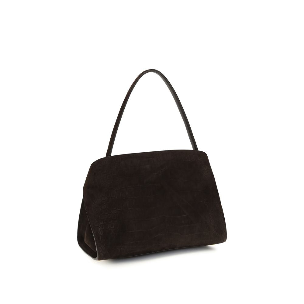 Ferragamo Brown  Hug Soft Shoulder Bag