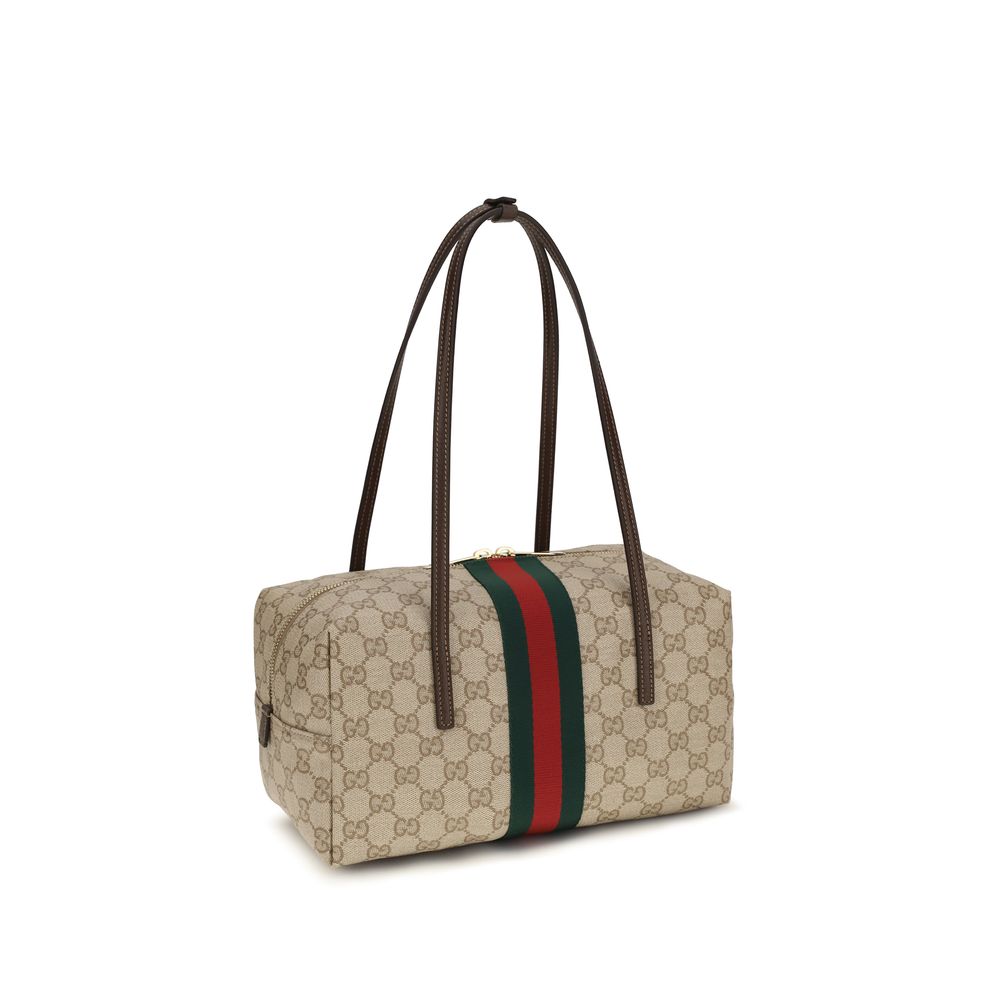 Gucci Beige Medium Boston Melrose Shoulder Bag