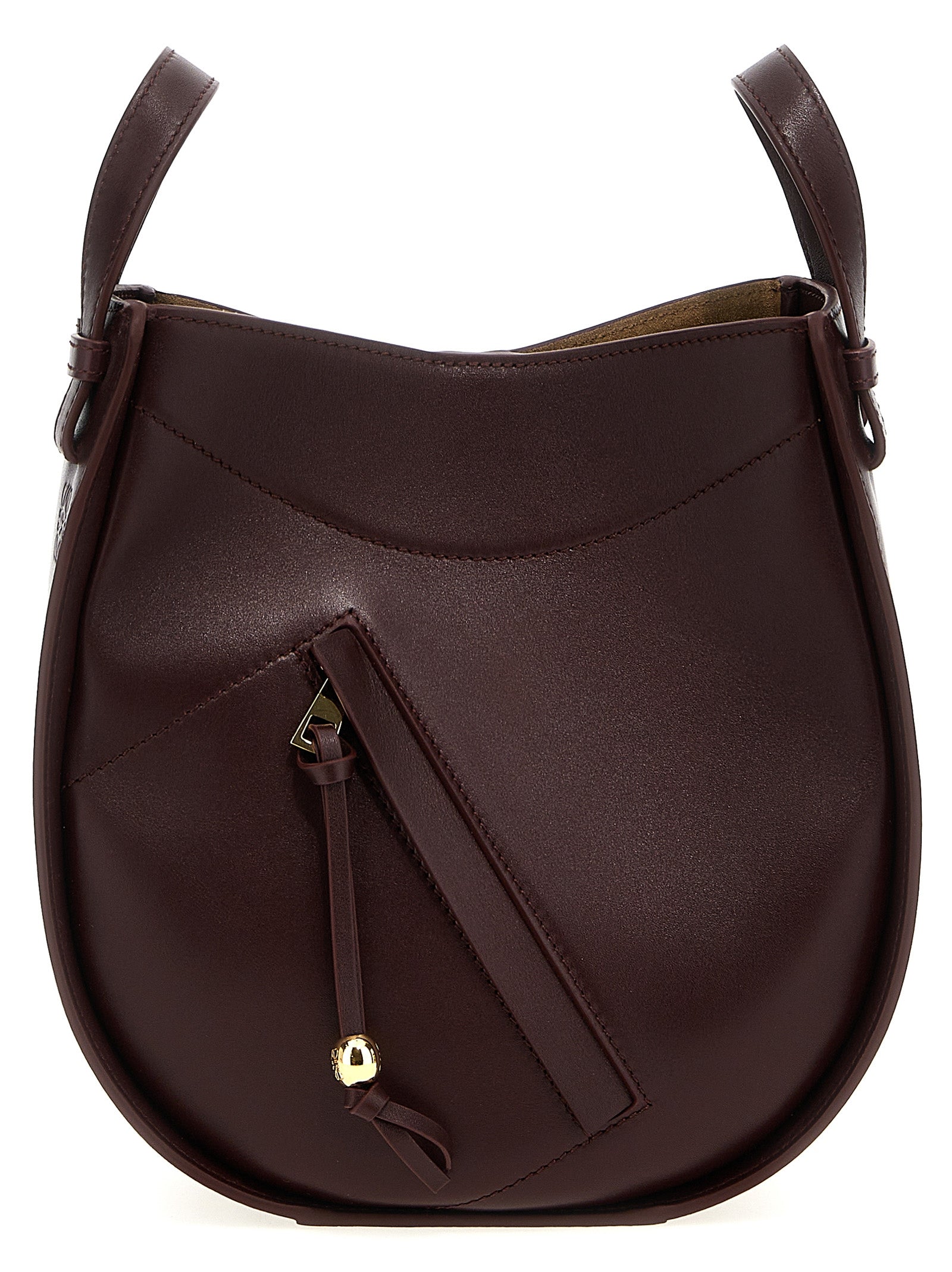 Loewe Bordeaux Hammock Slice Crossbody Bag