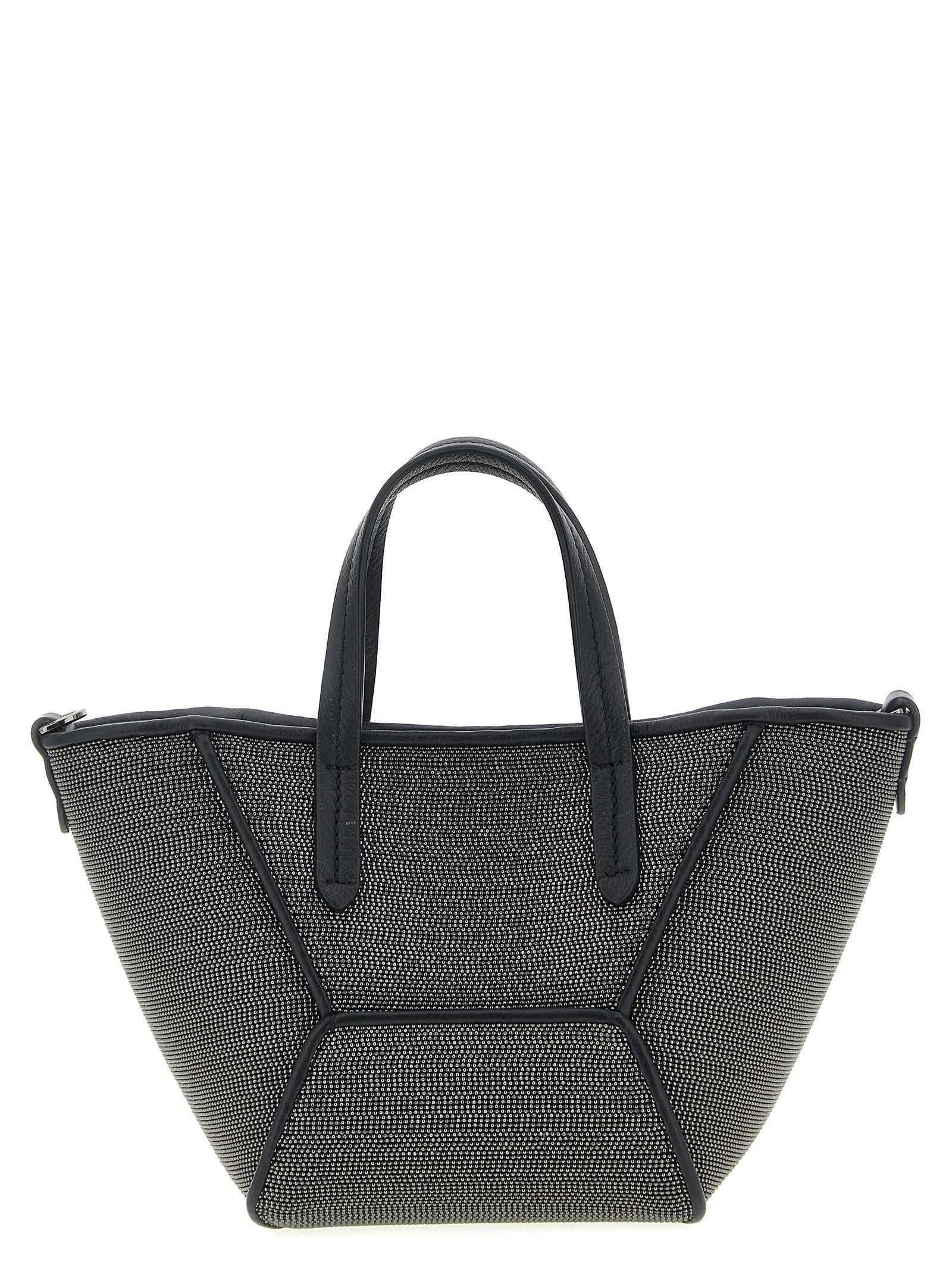 Brunello Cucinelli Black Duo Mini Bag