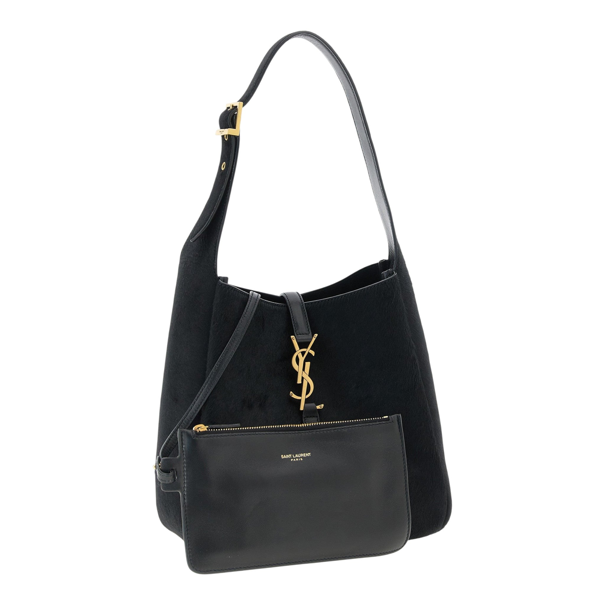 Saint Laurent Black Le 5 à 7  Small Shoulder Bag