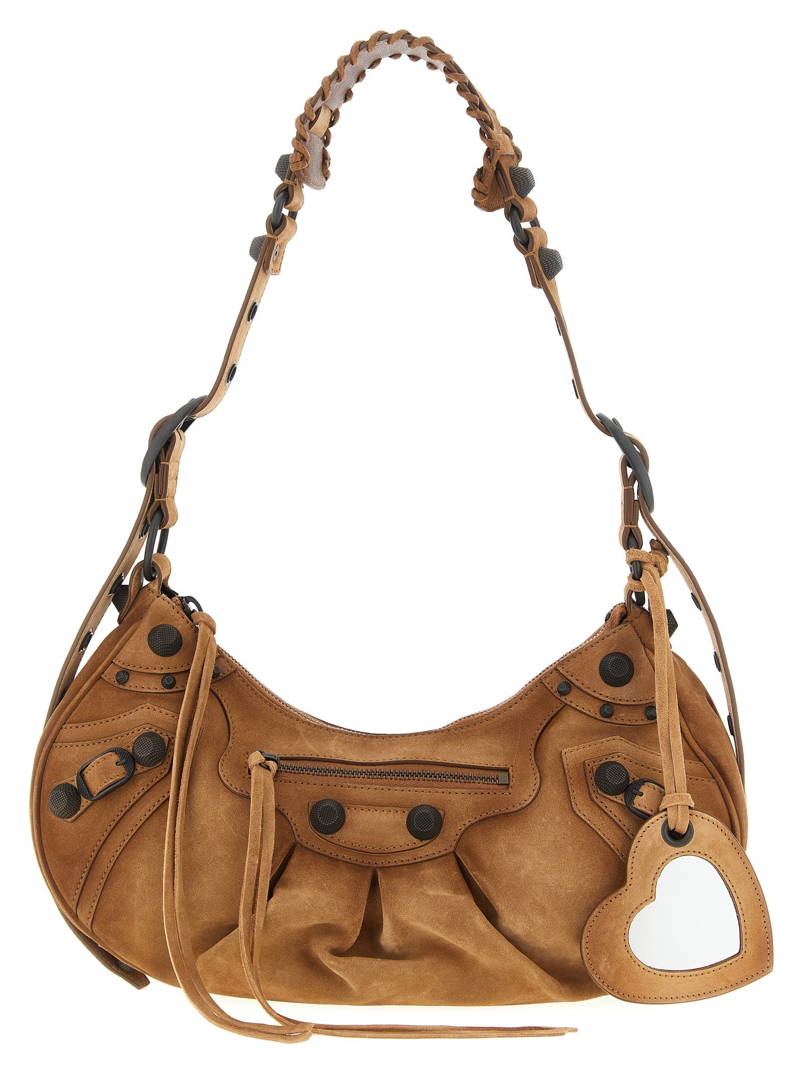 Balenciaga Brown Le Cagole S Shoulder Bag