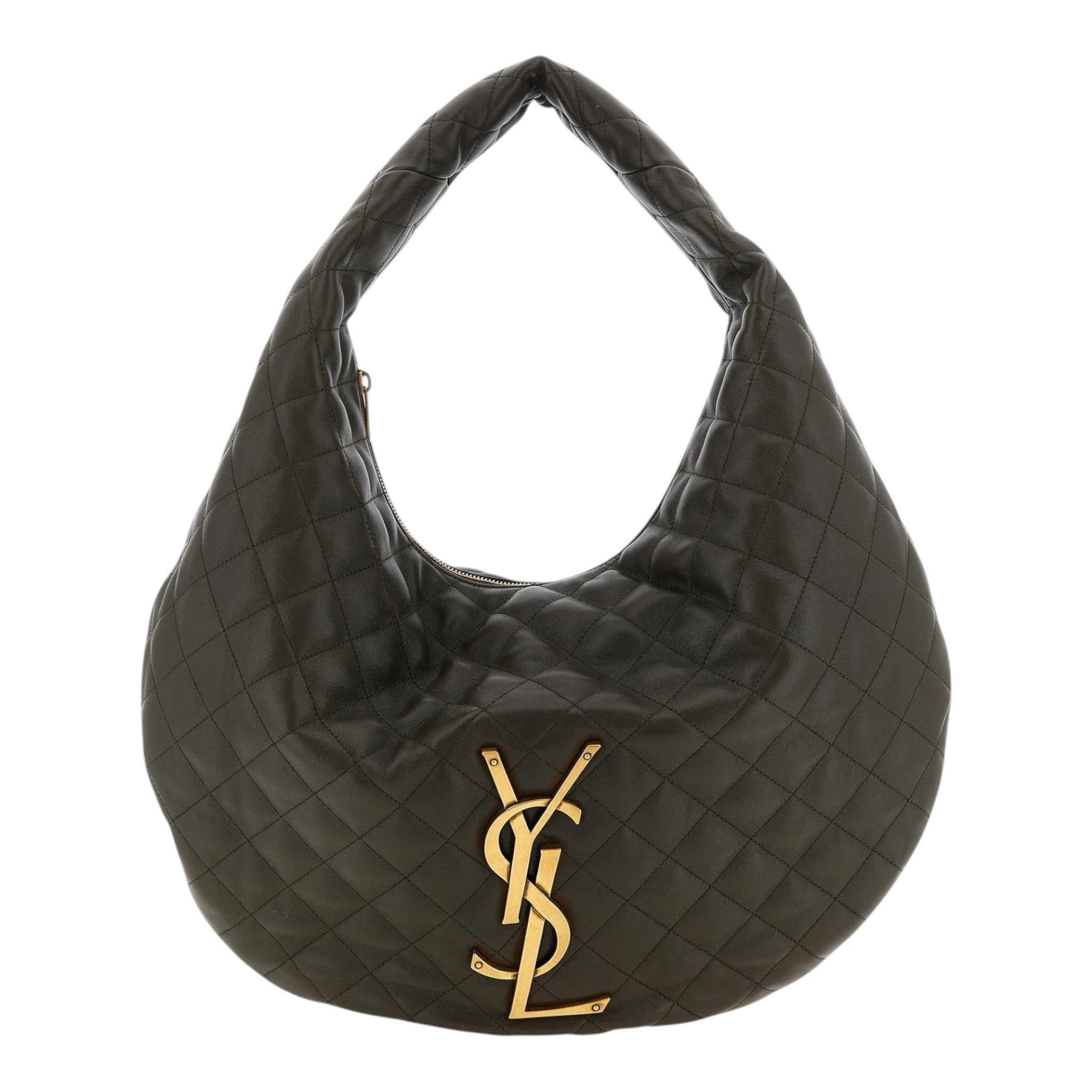 Saint Laurent Brown Hobo Icare