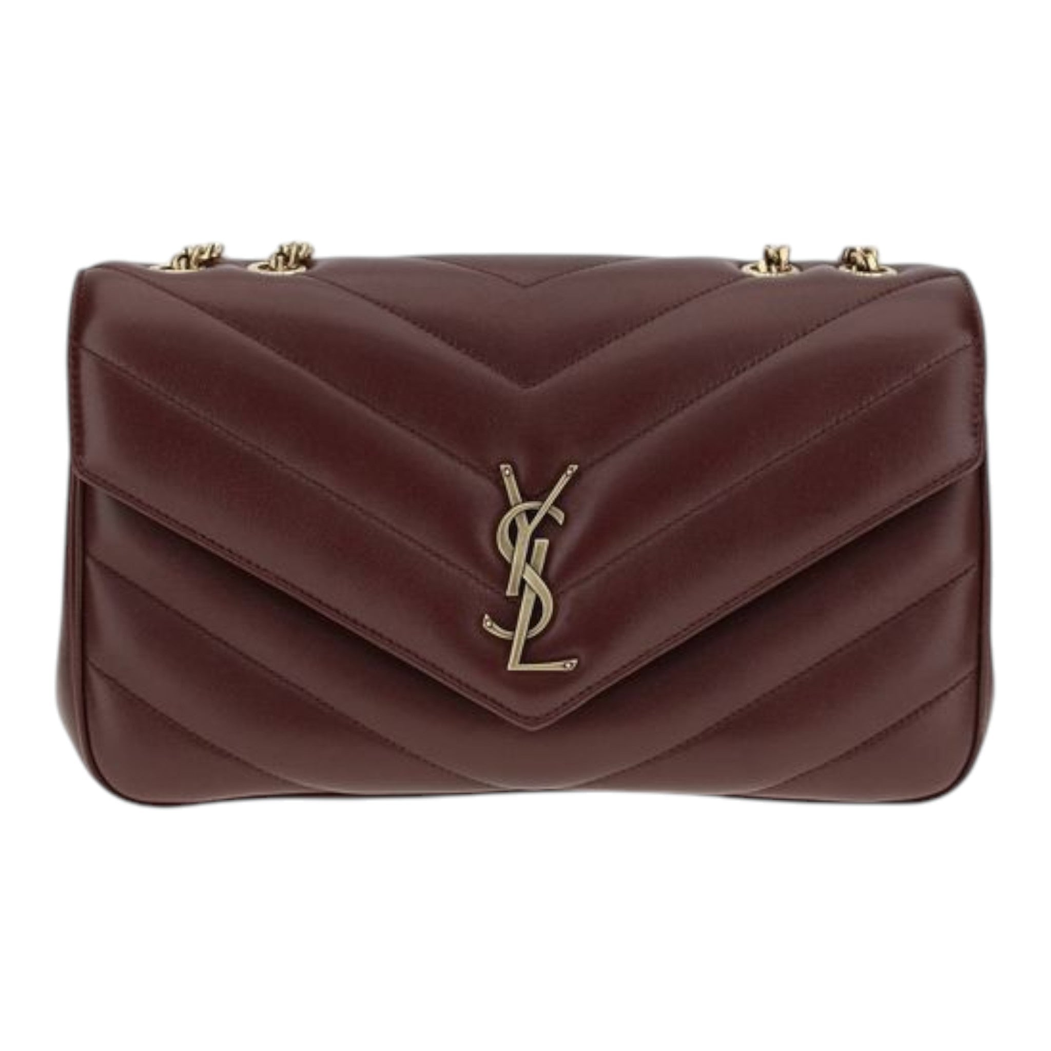 Saint Laurent Bordeaux LouLou Shoulder Bag