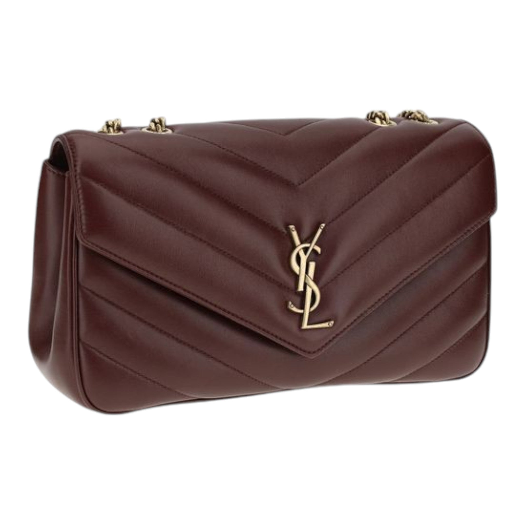 Saint Laurent Bordeaux LouLou Shoulder Bag
