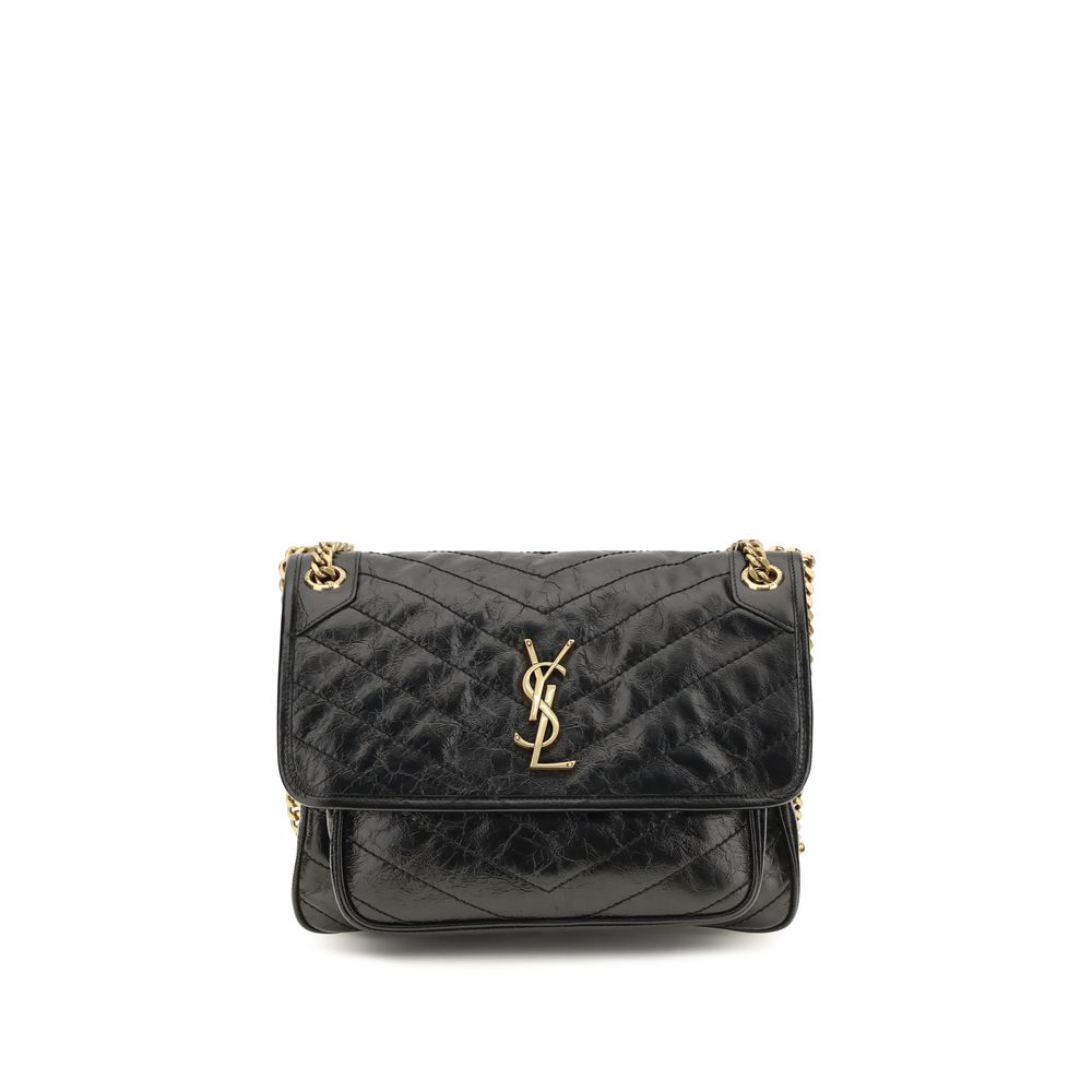 Saint Laurent Black  Niki Shoulder Bag
