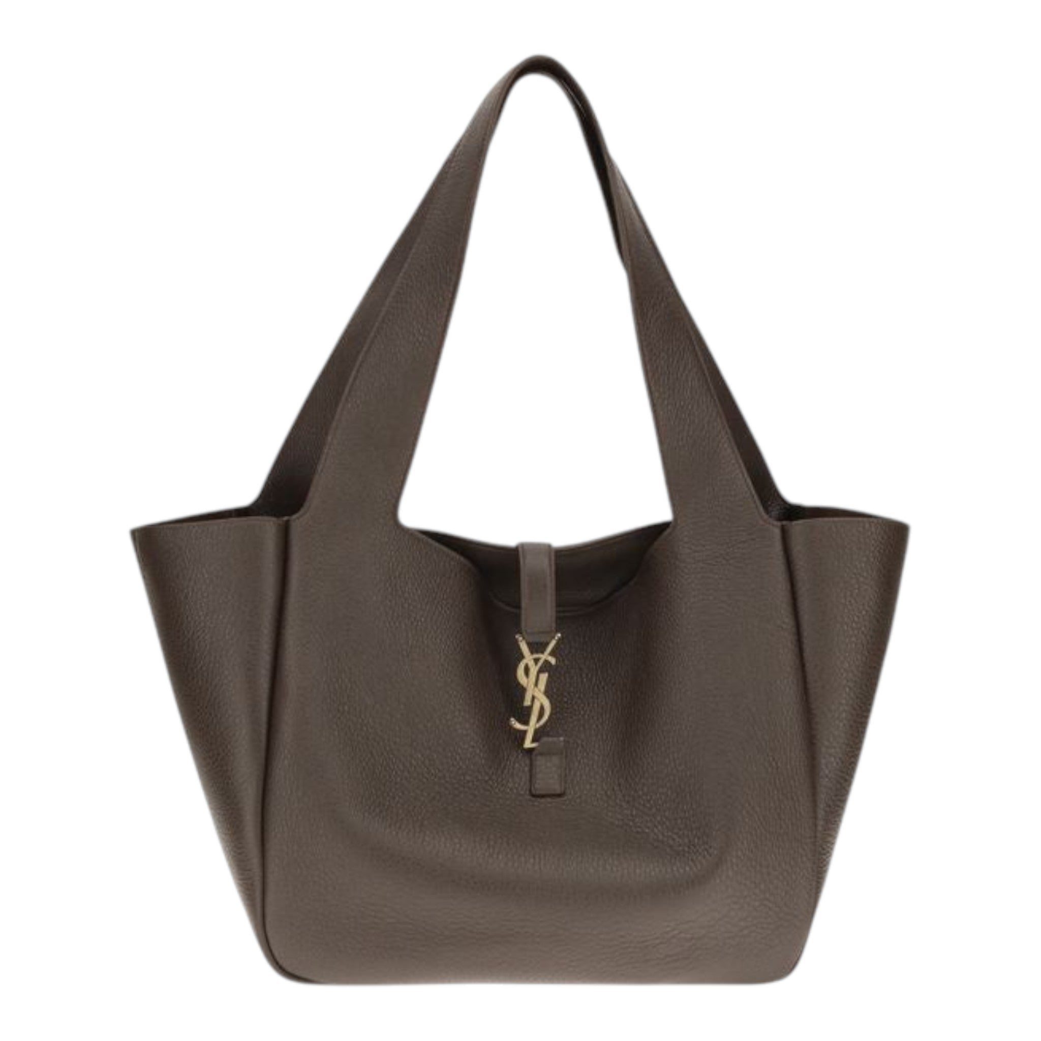 Saint Laurent Brown  Le 5 À 7  Shoulder Bag