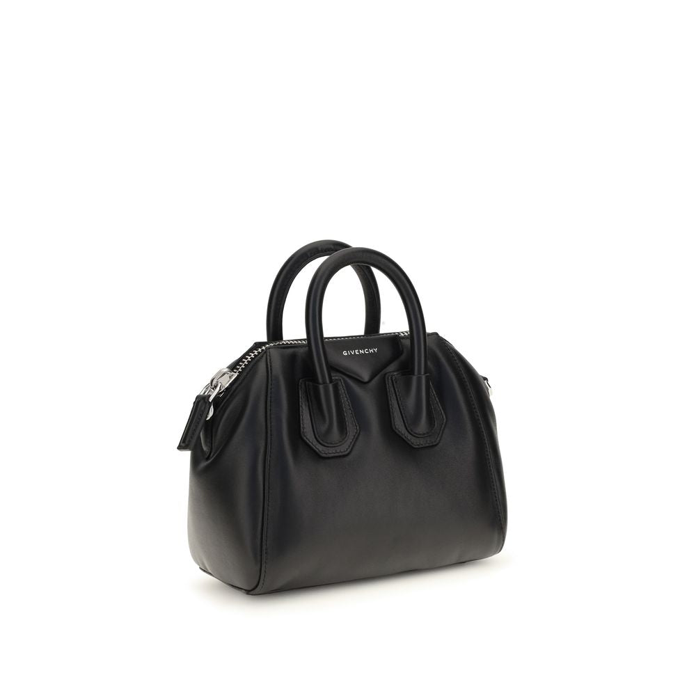 Givenchy Black  Antigona Bomber Mini Handbag