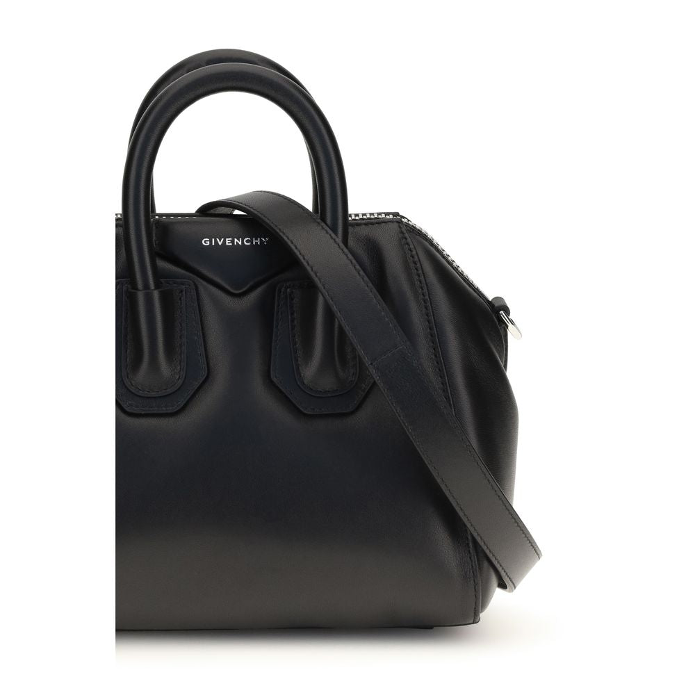 Givenchy Black  Antigona Bomber Mini Handbag