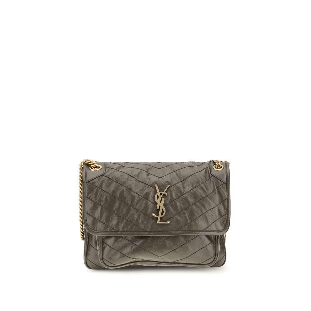 Saint Laurent Black  Niki  Shoulder Bag