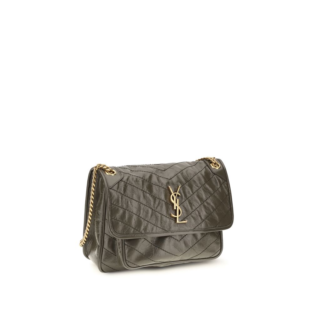 Saint Laurent Black  Niki  Shoulder Bag