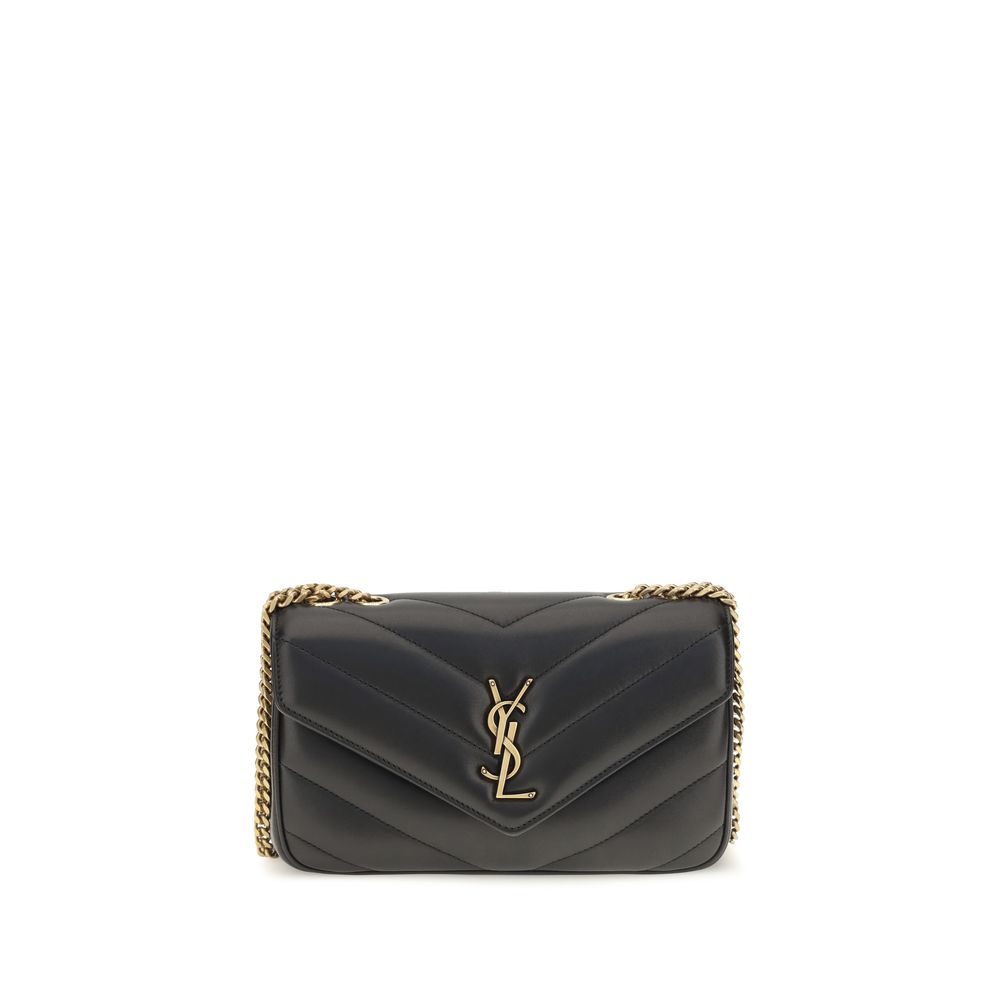 Saint Laurent Black  LouLou Shoulder Bag