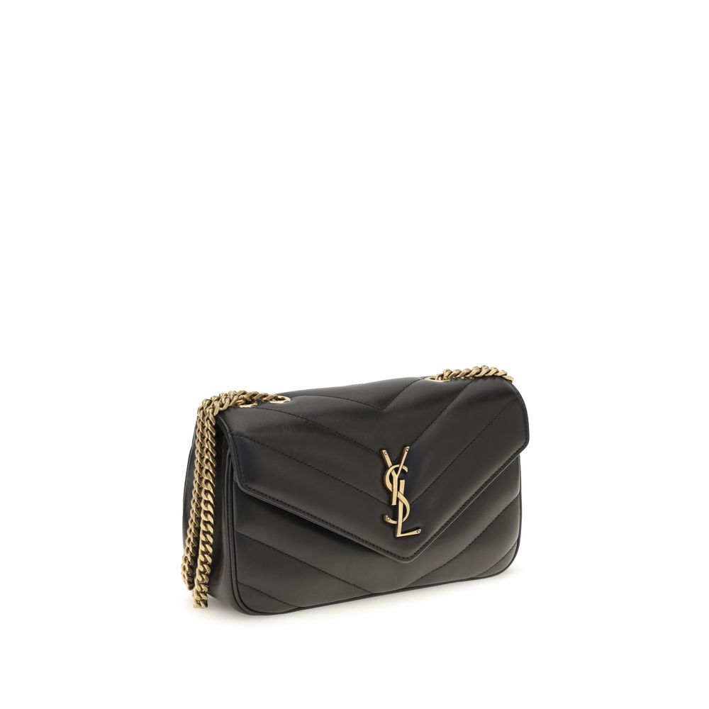 Saint Laurent Black  LouLou Shoulder Bag