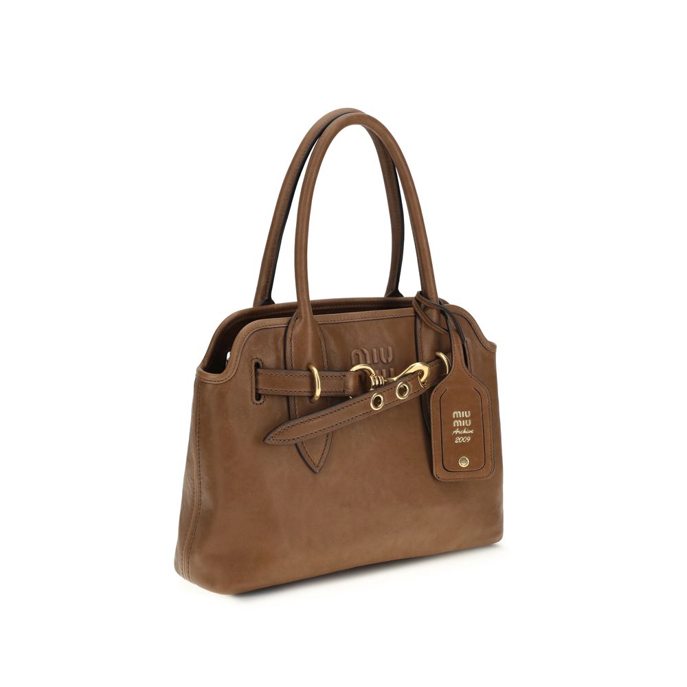 Miu Miu Brown  Aventure Handbag