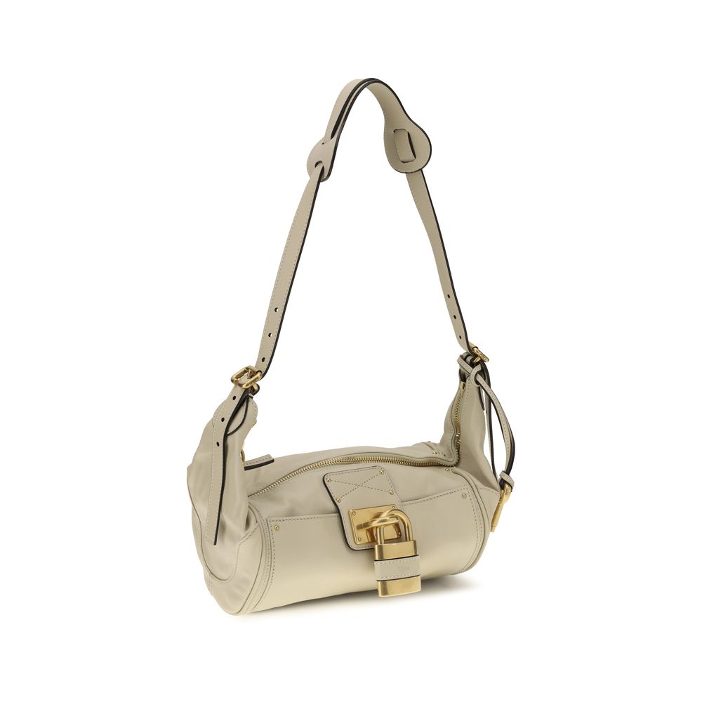 Chloé Beige  Small Paddington  Shoulder Bag