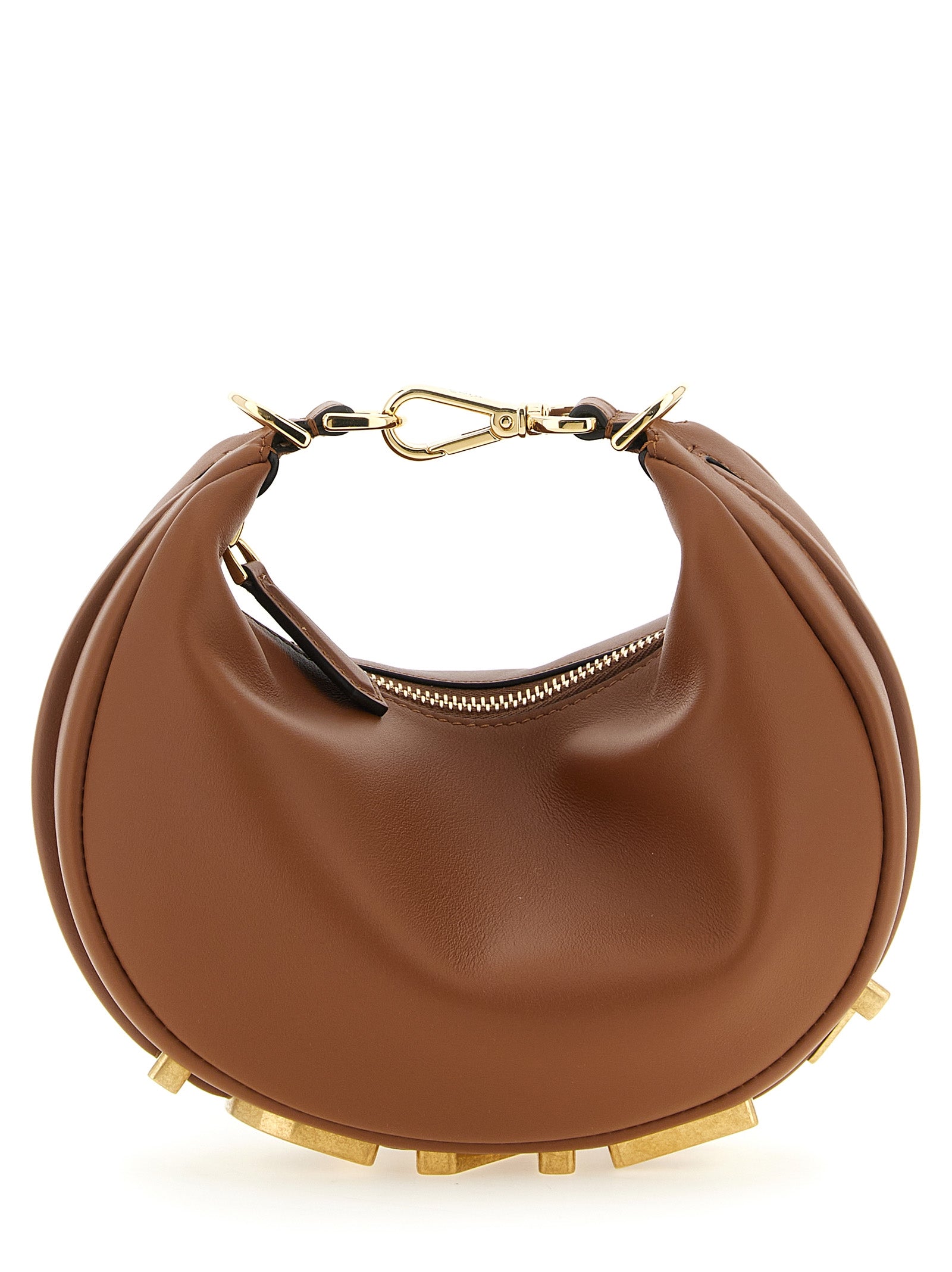 Fendi Brown Fendigraphy Mini Handbag