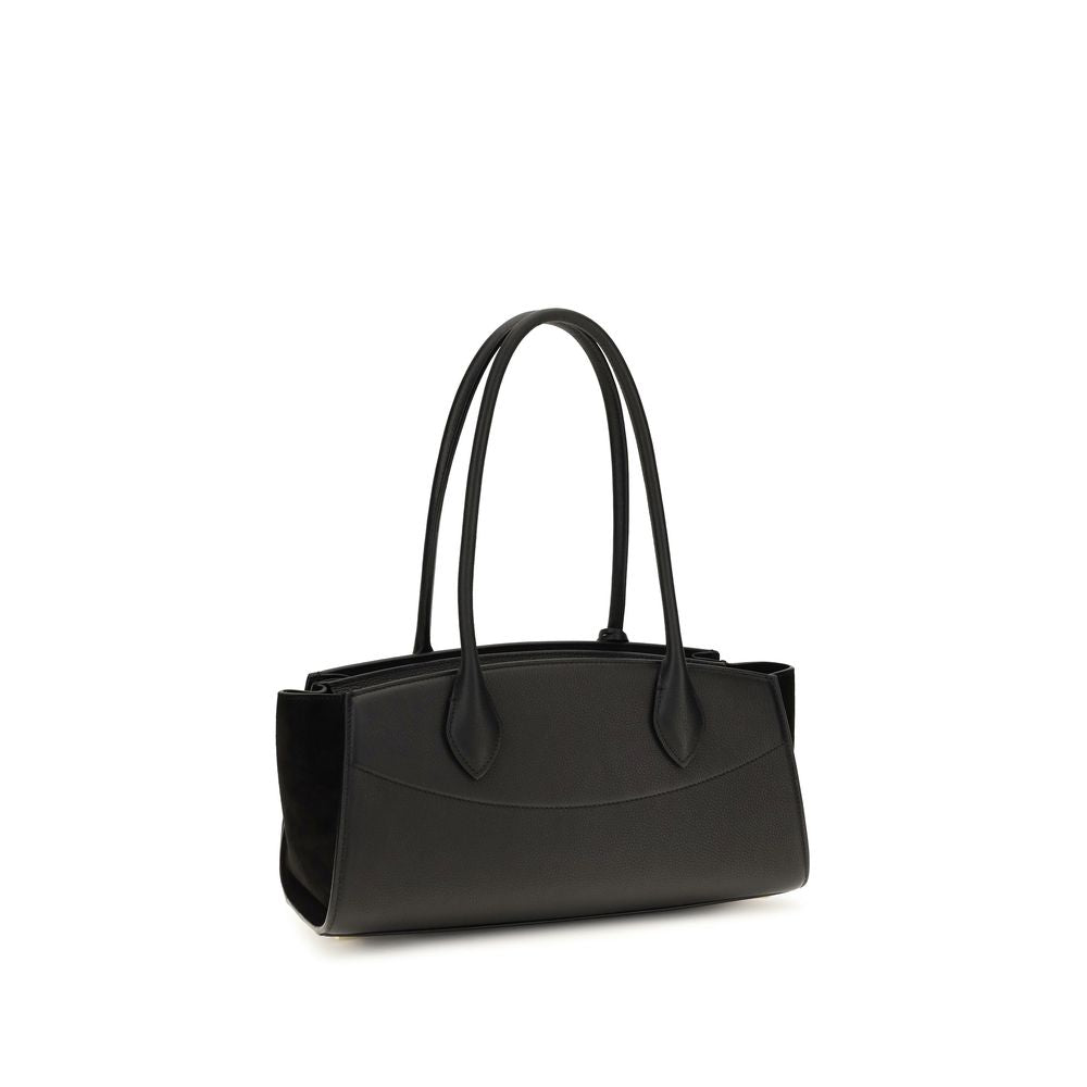 Ferragamo Black Studio Soft East West Shoulder Bag