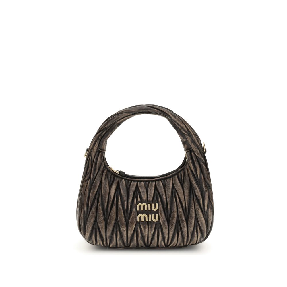 Miu Miu Brown Wander  Hobo Handbag