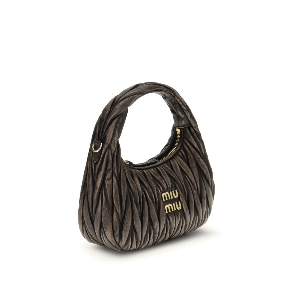 Miu Miu Brown Wander  Hobo Handbag