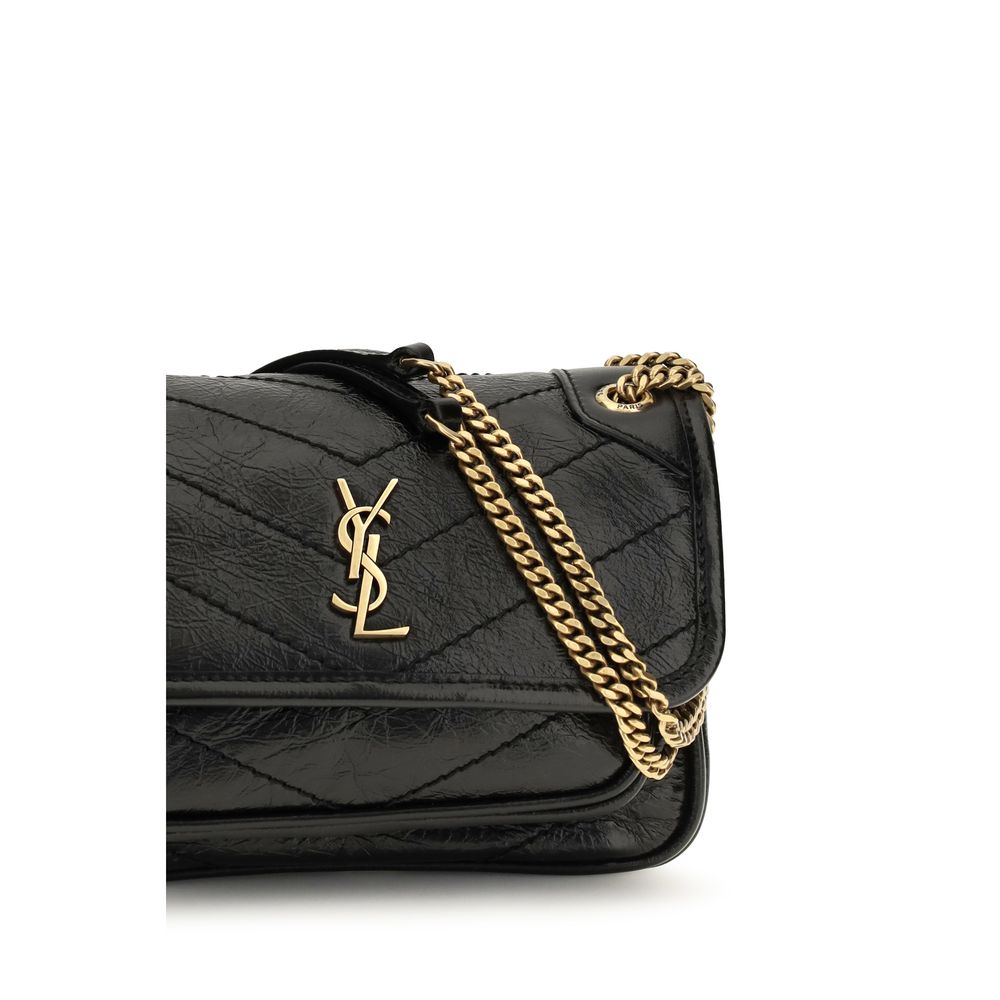 Saint Laurent Black Mini Niki Shoulder Bag