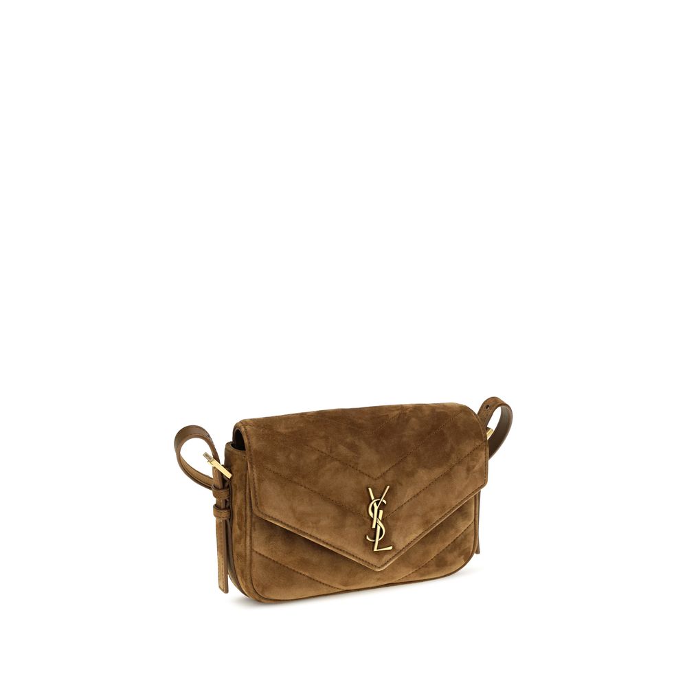 Saint Laurent Brown  Small LouLou  Shoulder Bag