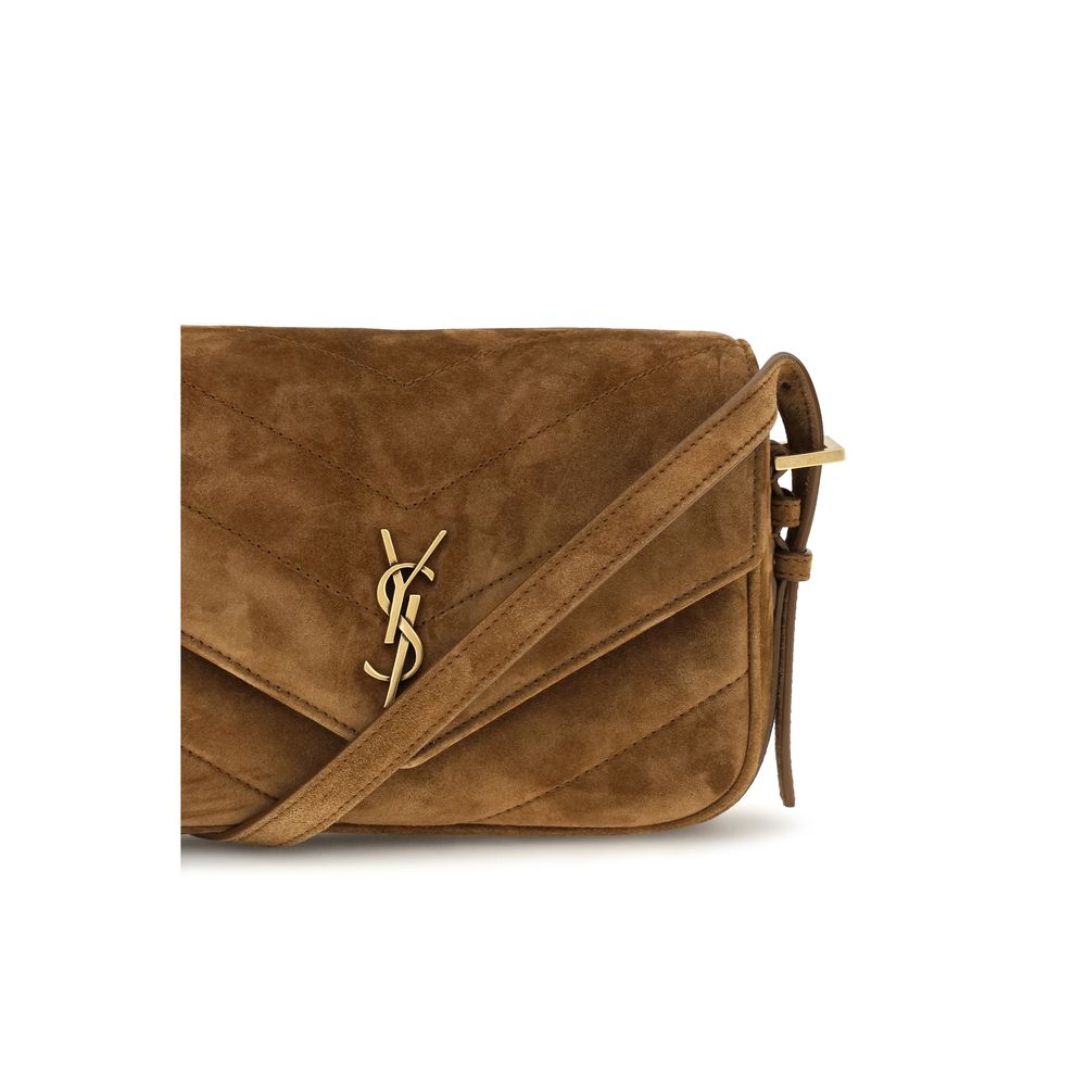 Saint Laurent Brown  Small LouLou  Shoulder Bag