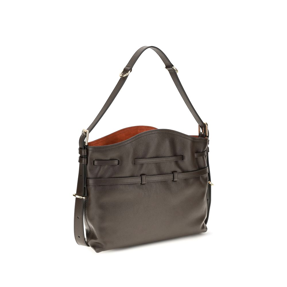 Givenchy Brown Small Voyou Backet Bag