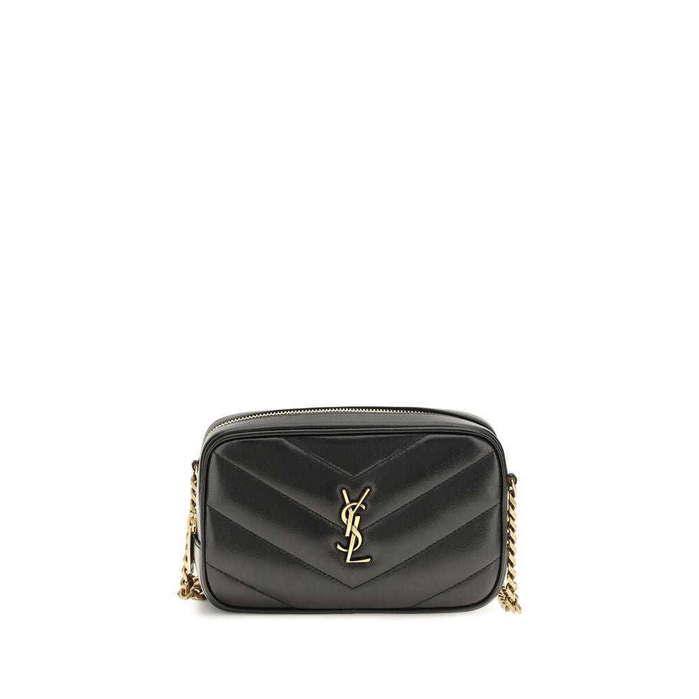Saint Laurent Black LouLou Shoulder Bag