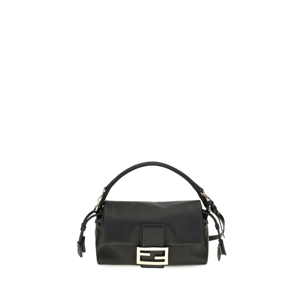 Fendi Black Small Baguette Shoulder Bag