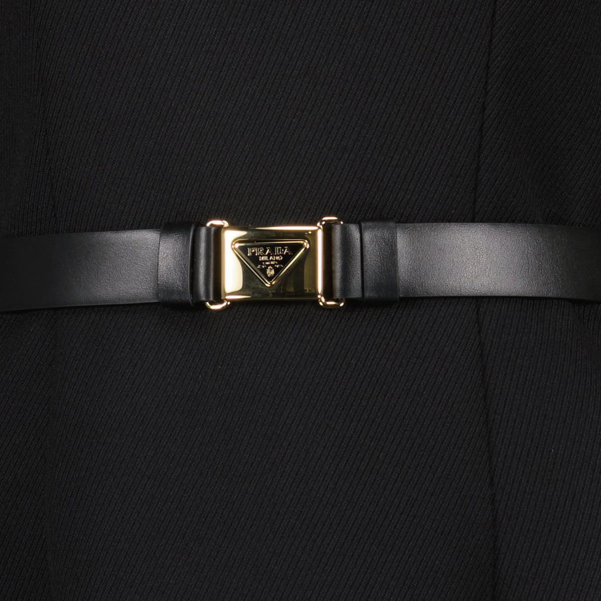 Tailored Belted Midi Dress