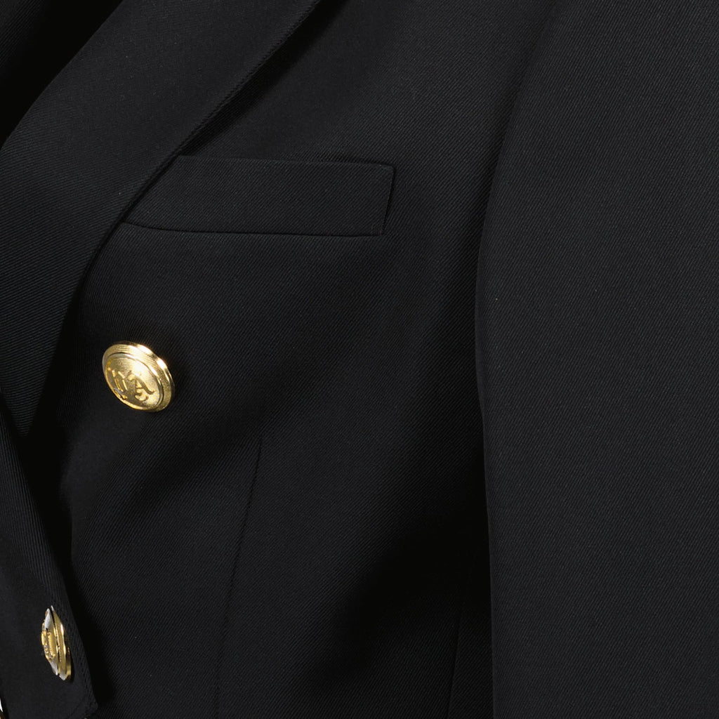 Cropped Double-Breasted Blazer