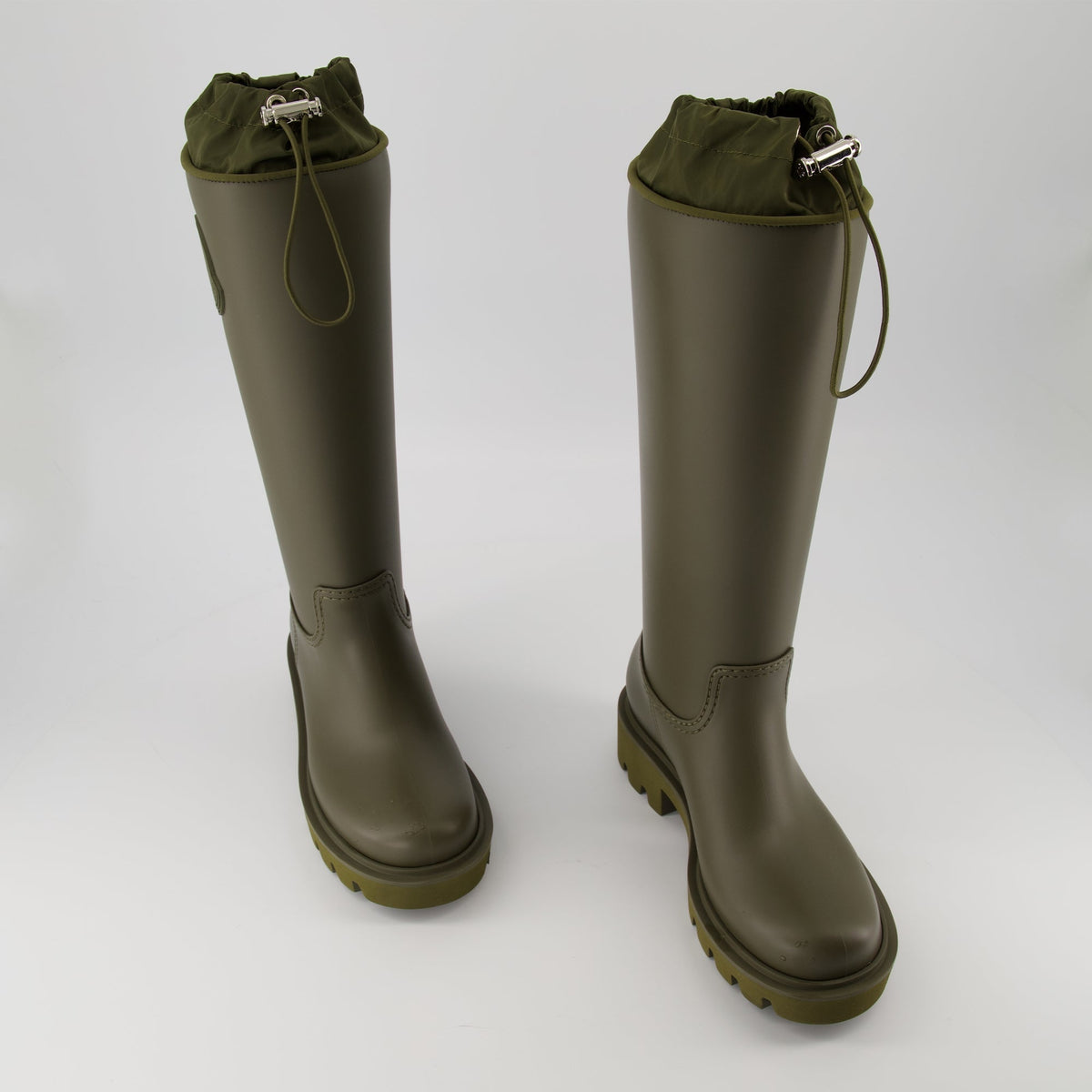Ginette Tall Rain Boots – Olive Green