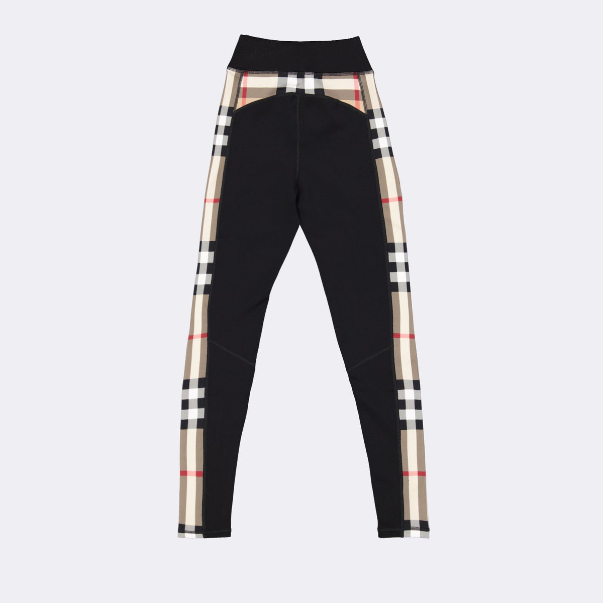 Check Panel Leggings