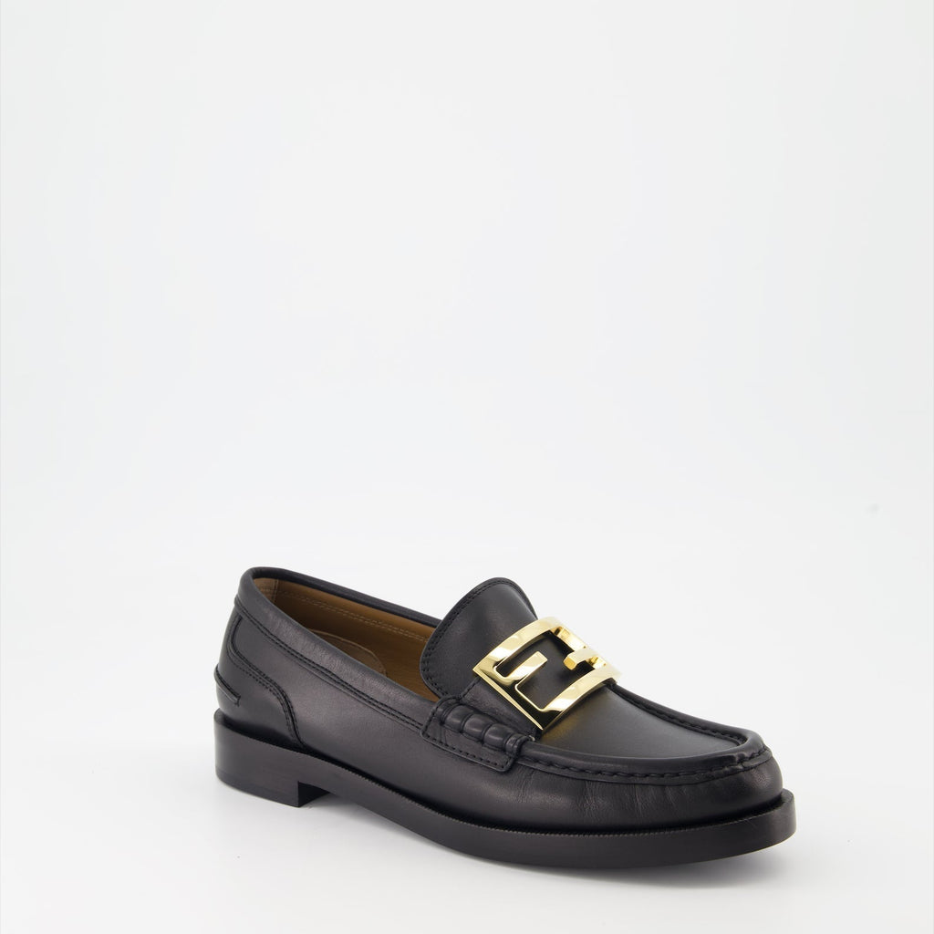 Black Leather Loafers