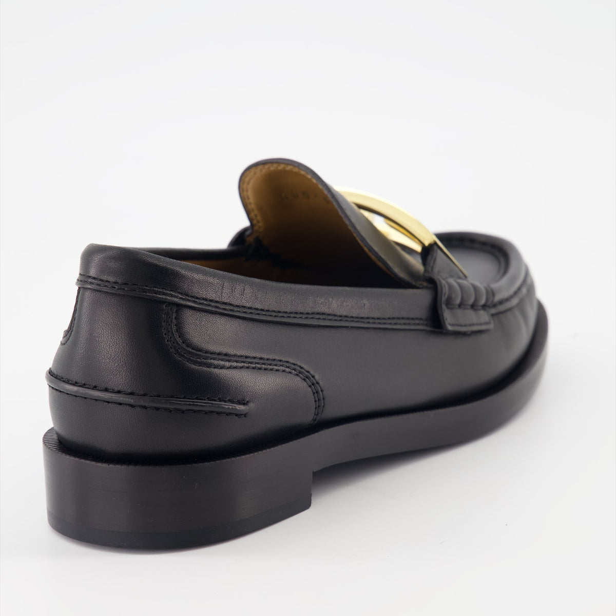 Black Leather Loafers
