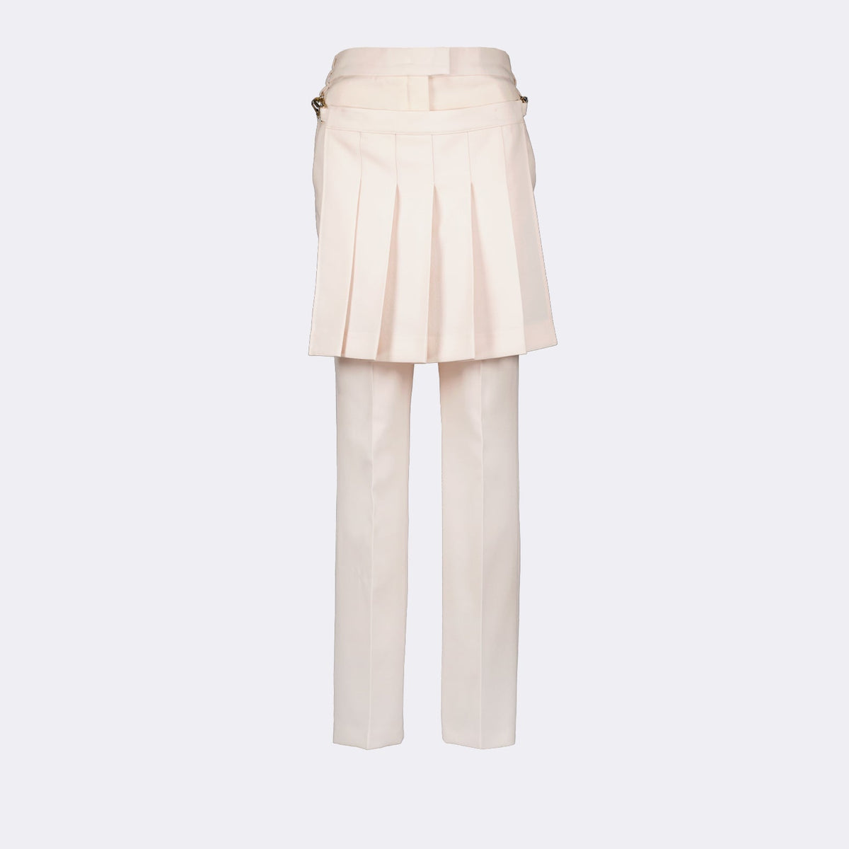 Layered Pleated Mini Skirt Trousers
