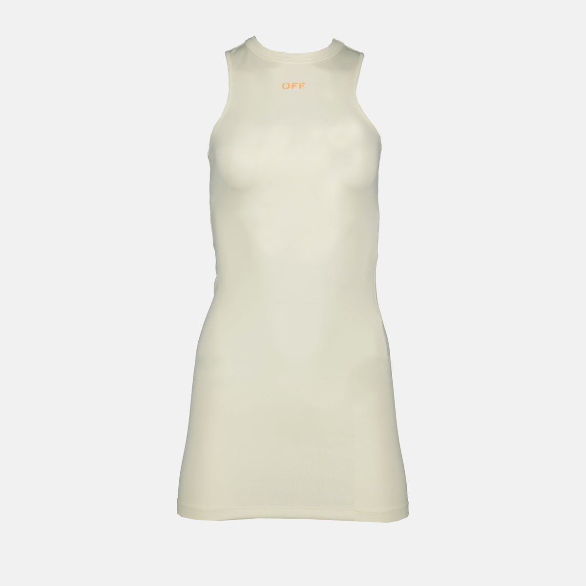 Sleeveless Logo Bodycon Mini Dress