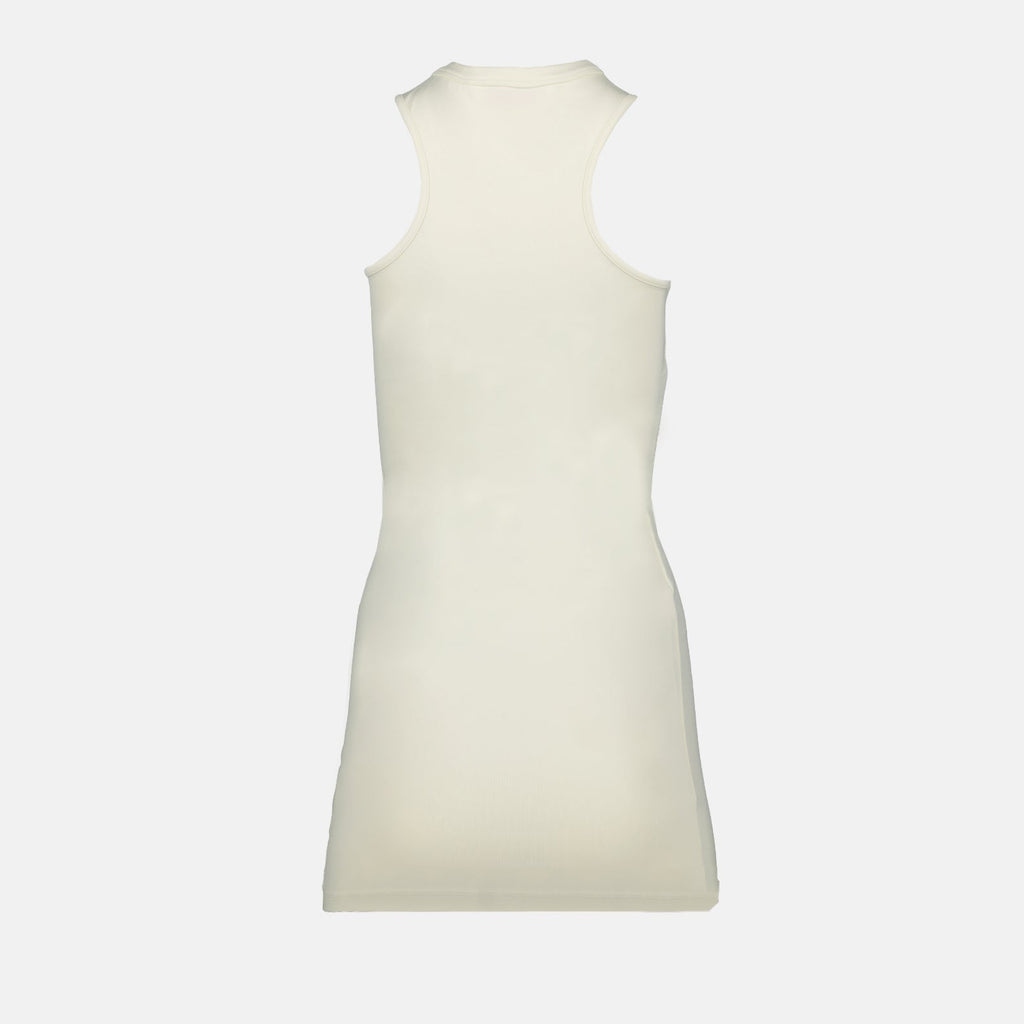 Sleeveless Logo Bodycon Mini Dress