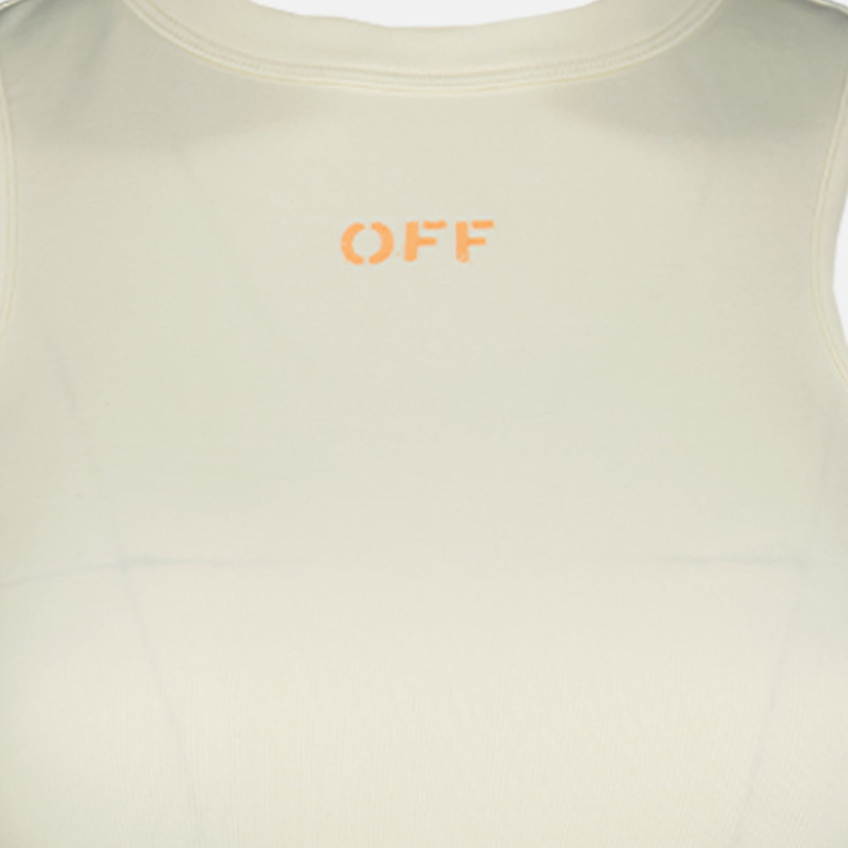 Sleeveless Logo Bodycon Mini Dress