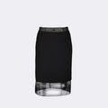Wool and Crinoline Skirt