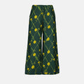 Floral Print Wide-Leg Trousers