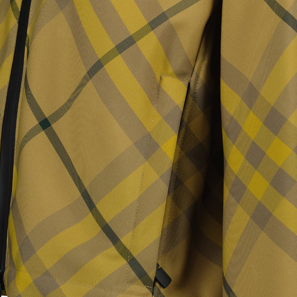 Check Hooded Zip Jacket