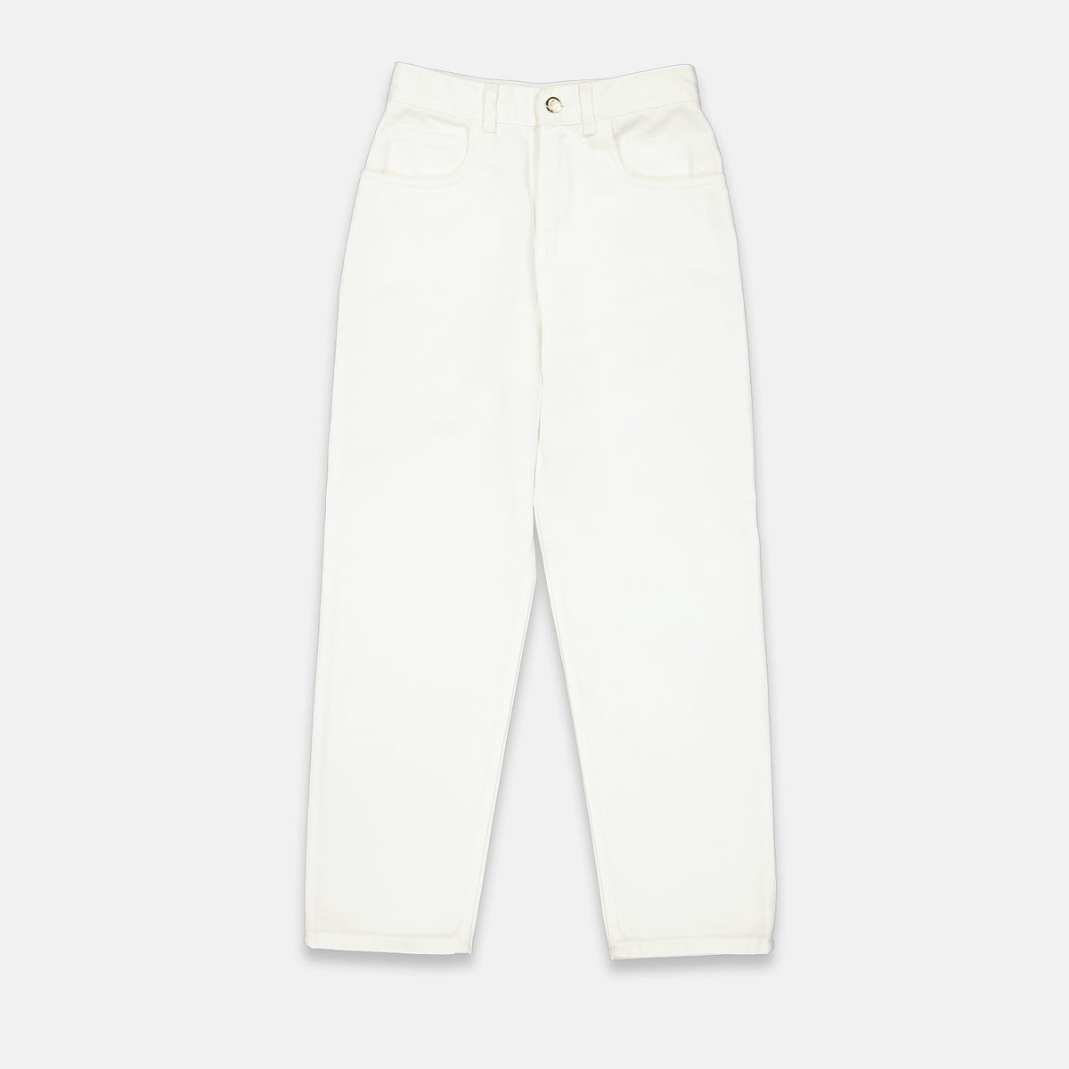 Wide-Leg Cotton Trousers