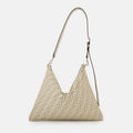 Jacquard Triangle Shoulder Bag