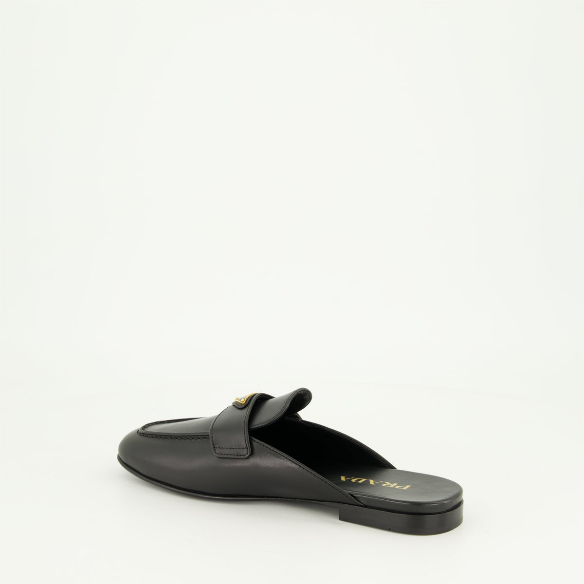 Leather Loafer Mules