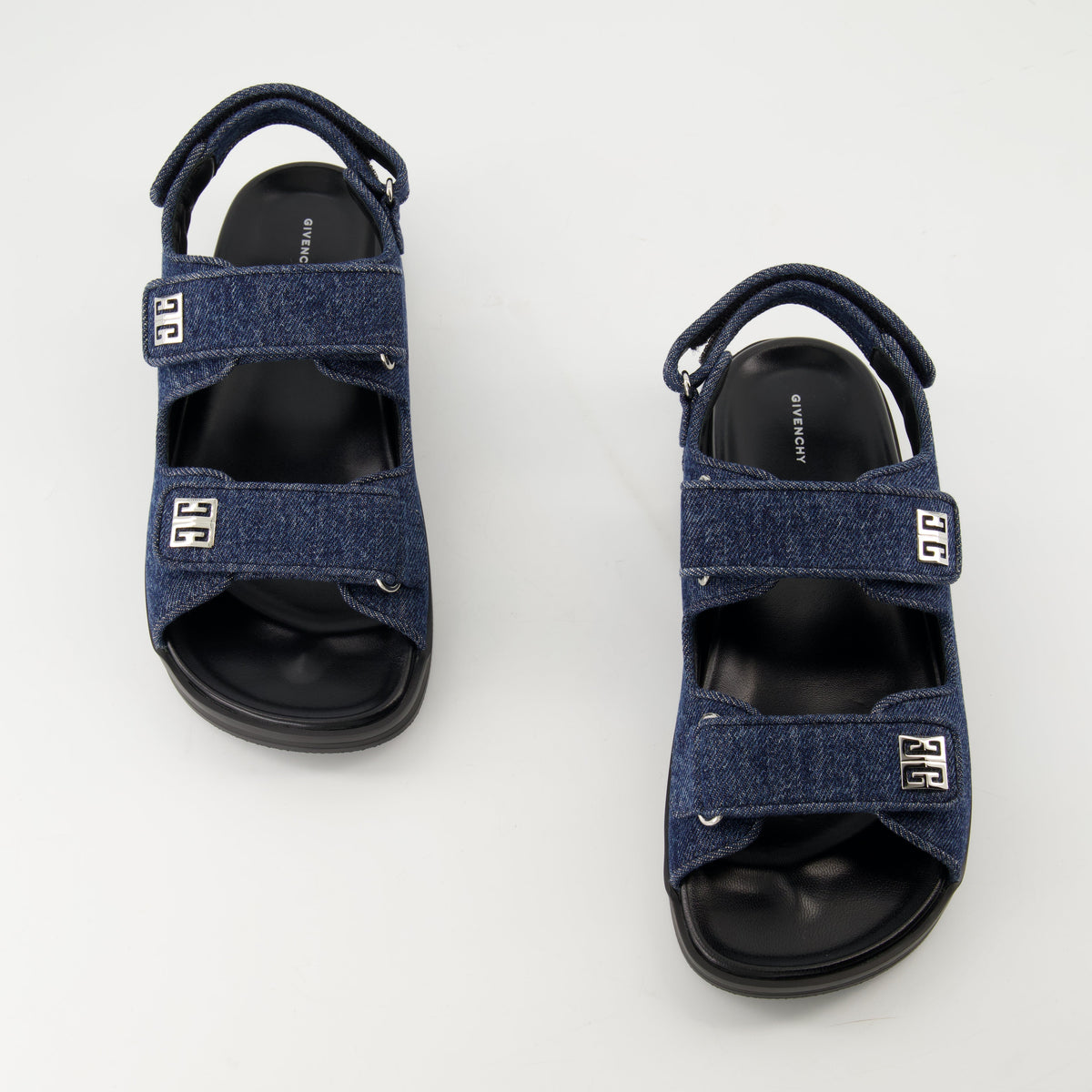 Denim Strap Sandals