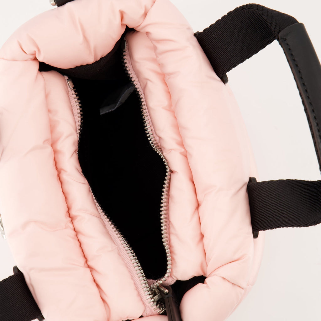 Padded Nylon Mini Tote – Pink