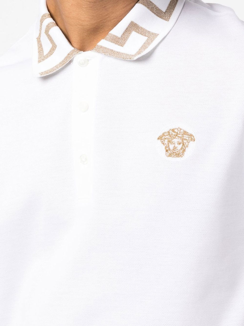 Embroidered Cotton Piqué Polo
