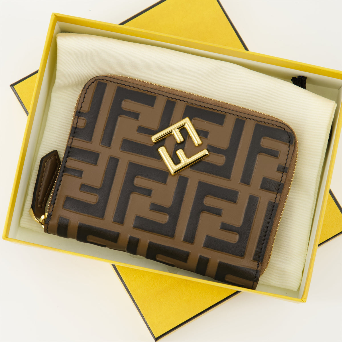 Embossed Zip Wallet